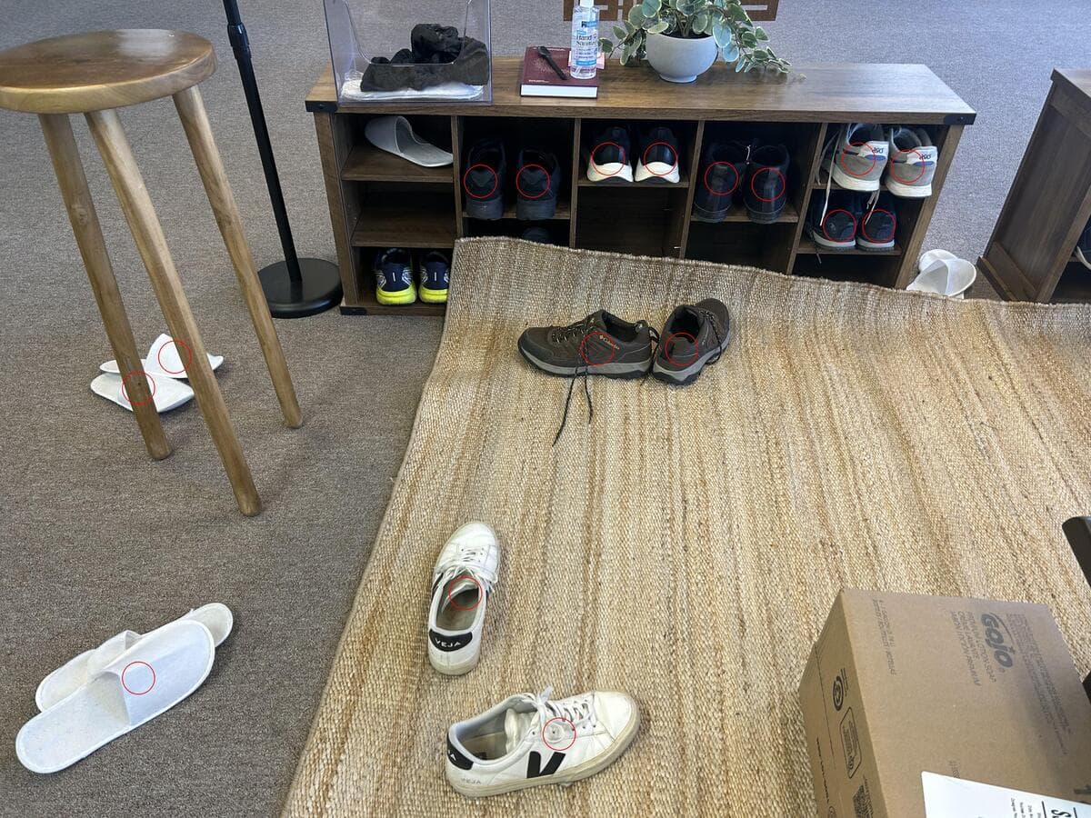 3F Rack 1 shoe rack